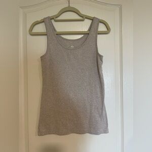 Mossimo light grey/oatmeal ribbed tank top​​​​​